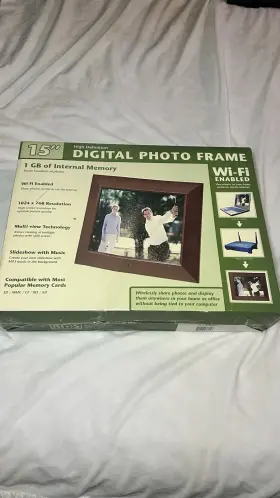 09703858243 Ads Digital Photo Frame With Wi-fi And 1gb Memory