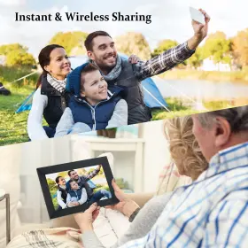 Aeezo 723508449217 10.1 Inch Wifi Digital Picture Frame Ips Touch Screen Smart Cloud Phot #2