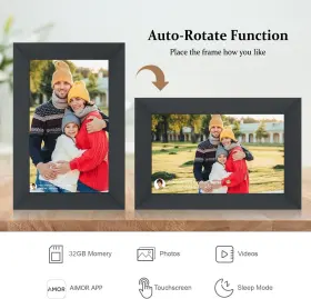 Aeezo 723508449217 10.1 Inch Wifi Digital Picture Frame Ips Touch Screen Smart Cloud Phot #3