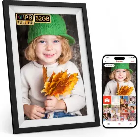 Aislpc 313046495489 32gb Frameo 10.1 Inch Smart Wifi Digital Picture Frame 1280x800 Hd Ips Touch Sc