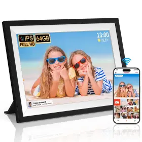 Aislpc 614161120967 10.1 Inch Wifi Digital Picture Frame 64gb Frameo App Smart Photo Fram