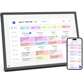 Zn-dp1002c Akimart 10.1 Inch Wall Planner Digital Calendar Chore Chart Smart Touchscreen Intera
