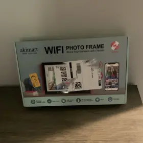 Zn-dp1008 Akimart 10.1 In Wi-fi Hd Touchscreen Photo Frame With Led Lights