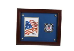 Allied Products - Home 83-59005 Frame Us Medallion Portrait Picture With Stars - 5 X 7 Coast Guard