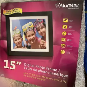 Admpf415f Aluratek 4846137 Alura-tek 15 Inch Hi Resolution Digital Photo Frame New