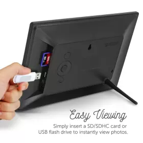 Admpf31 Aluratek 877879767385 10 Inch Lcd Digital Photo Frame With 4gb Built-in Mem And Usb Sd/sdhc Support #3