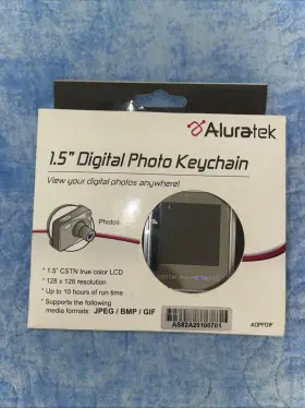 Adpf01f Aluratek 890989001996 1.5 Inch Digital Photo Keychain Lcd