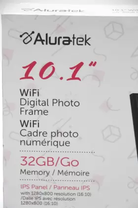 Ackws10f Aluratek 10 Inch Ips Lcd Wi-fi Touchscreen Digital Photo Frame - Black #2