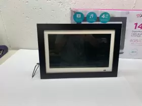 Admpf214fb Aluratek 14 Inch Widescreen Lcd Digital Photo Frame Great Condition Complete #2