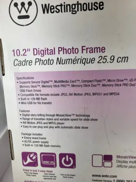Adpf310f Aluratek 10.2 Inch Digital Picture Frame #3