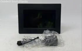 As0as41104011 Aluratek Black Portable 7 Inch Digital Photo Frame With Adapter Not Tested