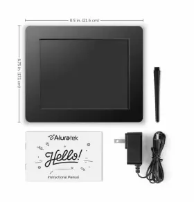 Ashdpwm8s Aluratek 8-inch Digital Photo Frame Wi-fi Touch Screen 8gb #2