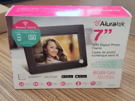 Awdmpf107f Aluratek New 7 Inch Ips Touchscreen Wifi Digital Photo Frame 8gb Memory