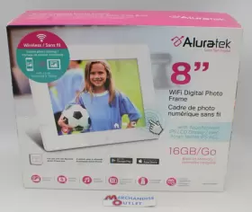 Awdmpf8bb Aluratek 8 Inch Wifi Digital Photo Frame With Touchscreen Ips Lcd Display 8gb