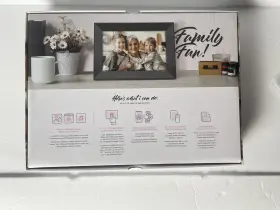 Aws08f Aluratek 8 Inch Digital Photo Frame Matte Black Wi-fi Touchscreen 16 Gb Auto Rotate #2