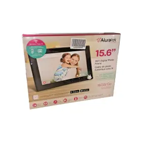 Aws15f Aluratek 15.6 Inch Wifi Digital Photo Frame Touchscreen Lcd 16gb - Black
