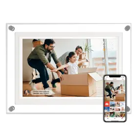 B0b8n3pfj4 Amaboo 10.1in Wifi Acrylic Digital Picture Frame Smart Photo With 32gb