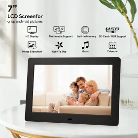 X600 Amaboo Digital Picture Frame 1024x600 Hd Ips Display With Remote Control Usb #2