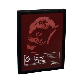 Ambiance Framing 709758715302 Gallery Wood 1.5 Inch Deep Picture Frames - 8x10 Black Frame Shat