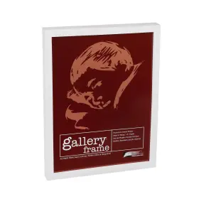 Gwwhwash-1418 Ambiance Framing Gallery Wood 1.5 Inch Deep Picture Frames - 14x18 White Wash Frame
