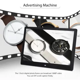 Brc0126658210907ii Andoer 17inch 1080p Digital Photo Frame Video Player Clock Calendar Remote Control D9i4 #3