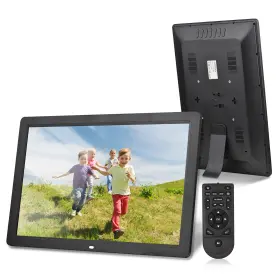 Fnd4420505115822hq Andoer 17 Inch 1920 1080 Digital Photo Picture Frame Clock Player Album Remote Control N6e0