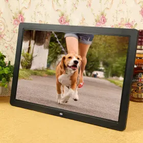 Hvx1262742484604jg Andoer 17 Inch 1080p Led Digital Photo Frame Video Player Clock Calendar A1r4 #2