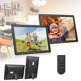 Qgi8581619069137jd Andoer 17inch 1080p Digital Photo Frame Video Player Clock Calendar Remote Control M1o2 #3