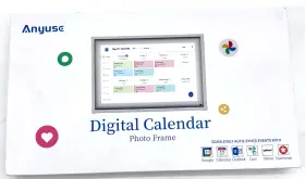 Anyuse 991700220433 10.1 Inch Smart Digital Calendar Photo Frame Jt101m-h01 - White