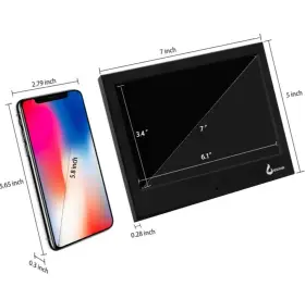 Aowasi 732694055126 7 Inch Digital Photo Picture Frame Family Gift Present - Ips Display Full View Angle #2