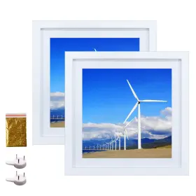 Aphila 614167744440 12x12 Wood Picture Frame Set Of 2 Diamond Painting 30x30cm Display 10x1