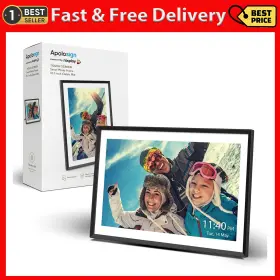 Dpf103 Apolosign 445016683664 Digital Picture Frame Powered By Nixplay 10.1 Inch Share Photos/videos Via