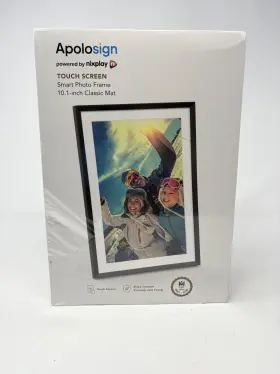 Dfp103 Apolosign Smart Photo Frame 10.1-inch Touch Screen Wifi Hd Black Classic Mat