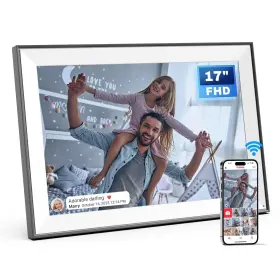 Ak-171 Arktronic Frameo 17 Inch 64gb Fhd Extra Large Wifi Digital Photo Frame Touch Screen 19