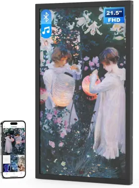 W21wbb Arktronic 21.5 Fhd Extra Large Digital Picture Frame Bluetooth Speaker Wifi 64gb