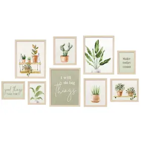 Yh2022-g202 Artbyhannah Gallery Wall Frame Set For Living Room Botanical Picture C