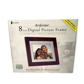 Artforme Gn-819-n 8-inch Digital Frame With Remote 128mb Up To 1000 Photos - New In Box