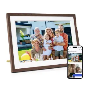 D10-brown-10.1 Arzopa 10.1 Inch Wifi Digital Picture Frame 32gb Hd Ips Anti-glare Touch Screen D