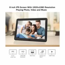 Atatat 760635625602 Digital Photo Frame With 1920x1080 Ips Screen Picture Support #2