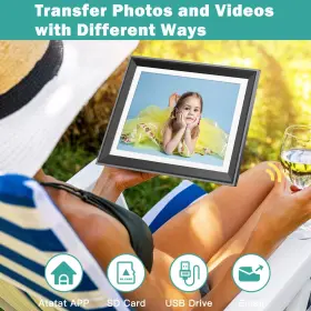 P105-b-lxs Atatat Digital Picture Frame 10.1 Inch 32gb Wifi Photo With Ins #2