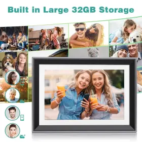 P105-b-lxs Atatat Digital Picture Frame 10.1 Inch 32gb Wifi Photo With Ins #3