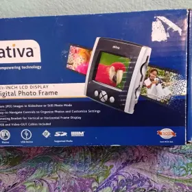 574-565 Ativa #574-565 Digital Photo Frame New In Opened Box