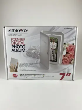 Dpf7407wh Audiovox Portable Digital Photo Album 7 Inch
