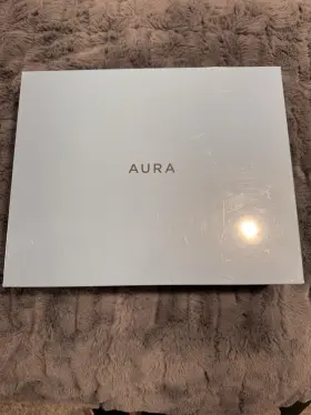 Aura 868325000484 Sawyer - Digital Picture Frame New Sealed Box. Shale Color With Midnight Blue
