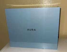 Af100-mblk Aura Charcoal With White Mat 10 Inch Digital Photo Frame New - Free Ship
