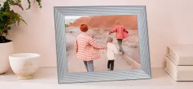Af200-wst Aura Mason Warm Stone Luxe Wi-fi Digital Picture Frame