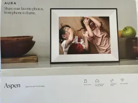 Af210-mwht Aura Aspen 12 Inch Digital Smart Photo Frame - 11.8 Hd Display Brand New In Box