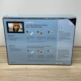Af500-blk Aura Gallerie 10.1 Inch Lcd Digital Photo Frame - Charcoal / Black New