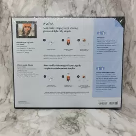 Af700-blk Aura Mason Luxe Digital Photo Frame #2