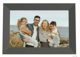 Afcf25-blk Aura Digital Picture Frame Black Photo Carver Stone 1280 X 800 Hd Display